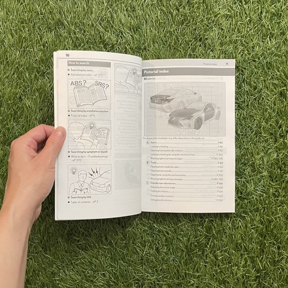 2019 Lexus RC350 RC300 Owners Manual w/ Navigation, 3.5L 2.0L - Picture 8 of 12